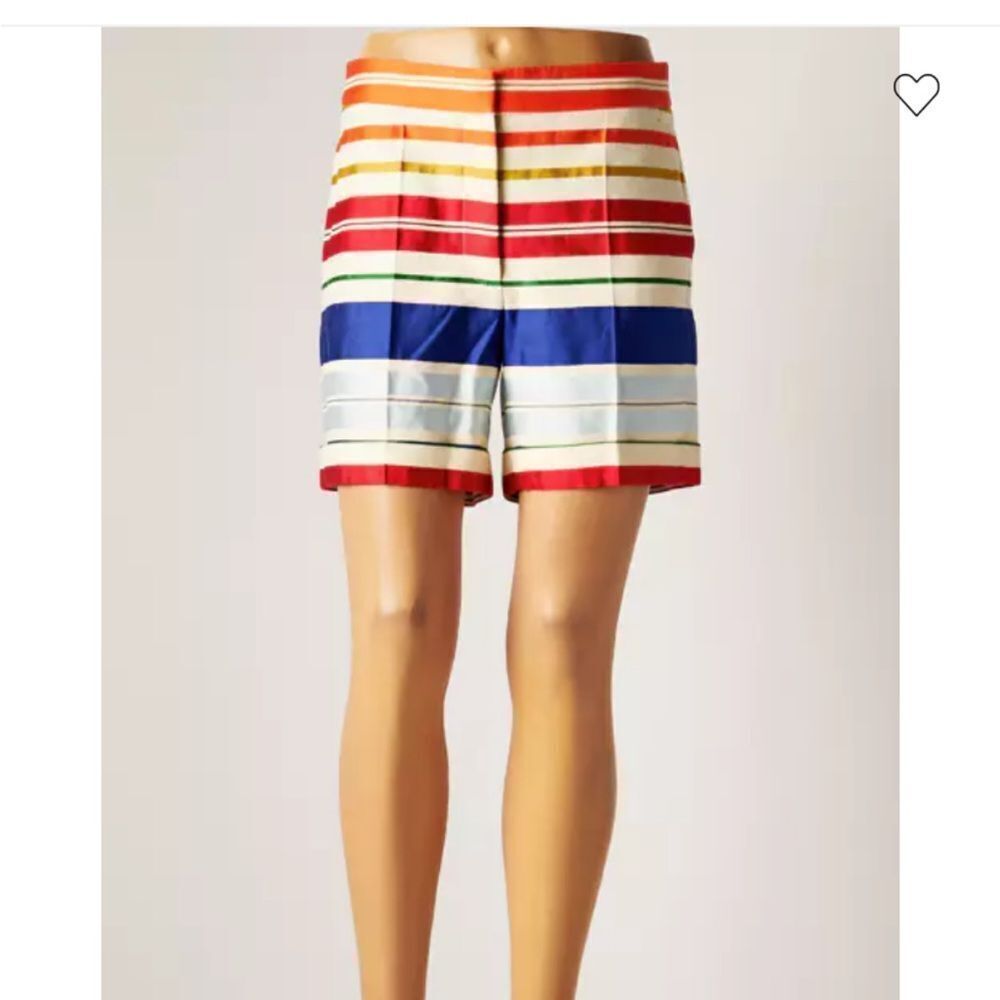 Stella McCartney Colorful Striped Women's Shorts, US2